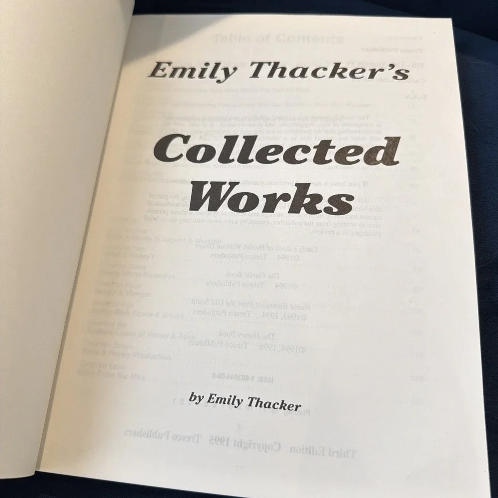 Vtg 1995 Emily Thacker's Collected Works Home Remedies Of The Old South And More